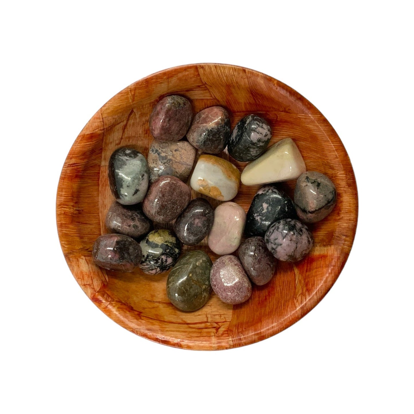Polished Rhodonite Crystal for Emotional Balance & Heart Healing