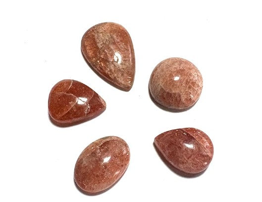 Cabochon Crystal Set (Sunstone)