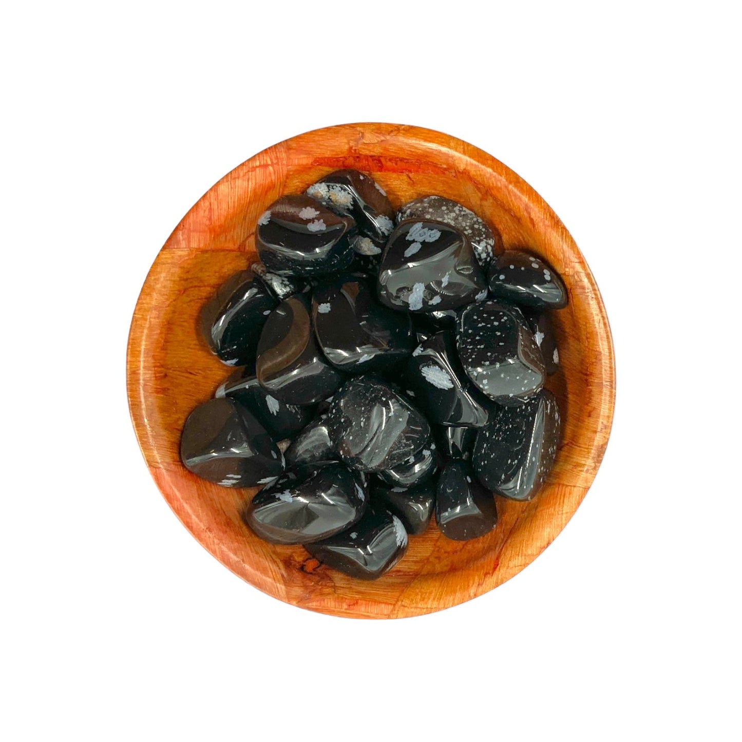 Polished Snowflake Obsidian Crystal for Grounding & Inner Clarity