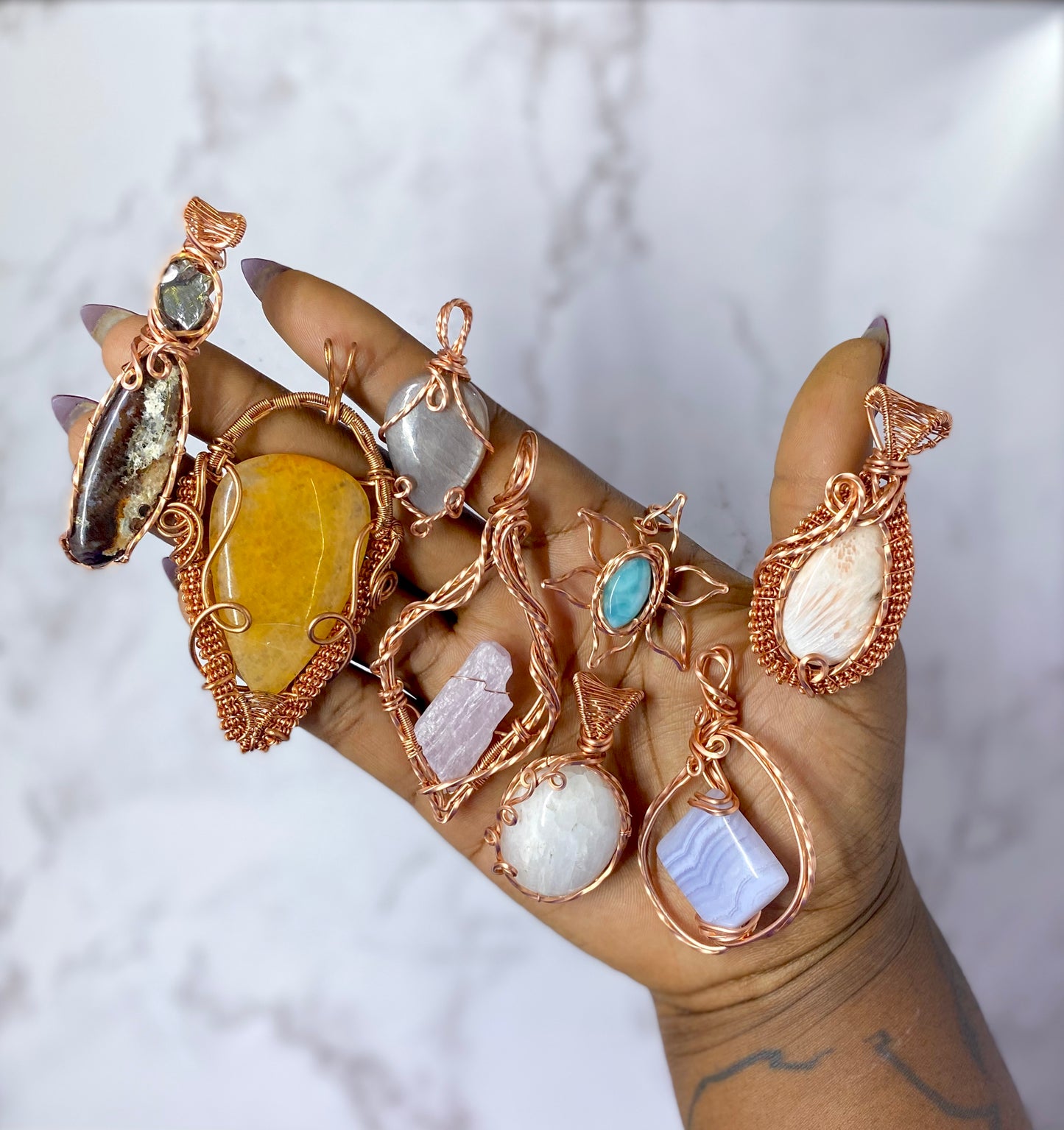 Custom Wire Wrapped Pendant