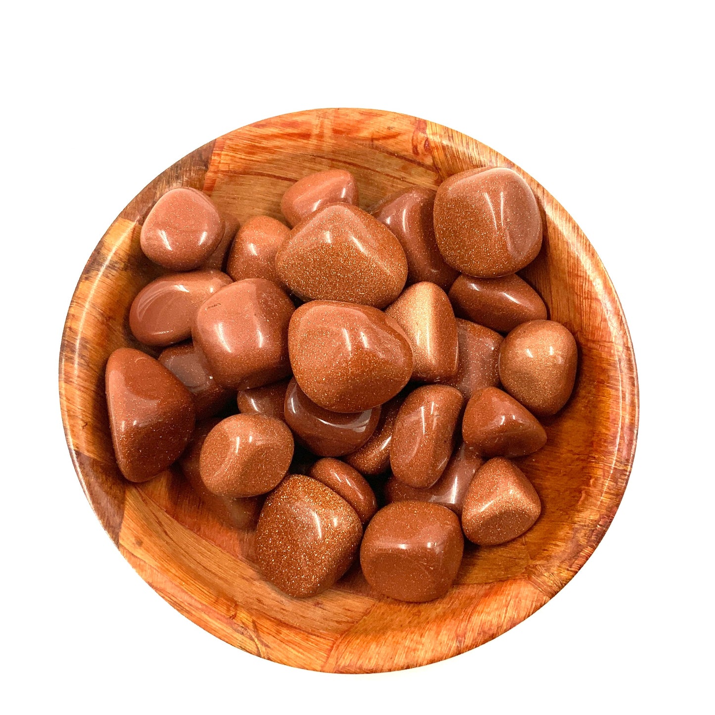 Polished Goldstone Crystal for Motivation and Confidence