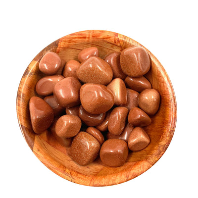 Polished Goldstone Crystal for Motivation and Confidence