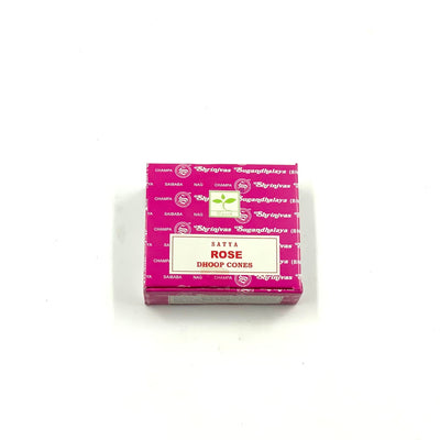 Rose Dhoop Cones for Meditation, Relaxation & Cleansing