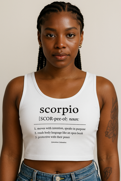 "Still Waters Run Deep" | Scorpio Crop Top ♏️