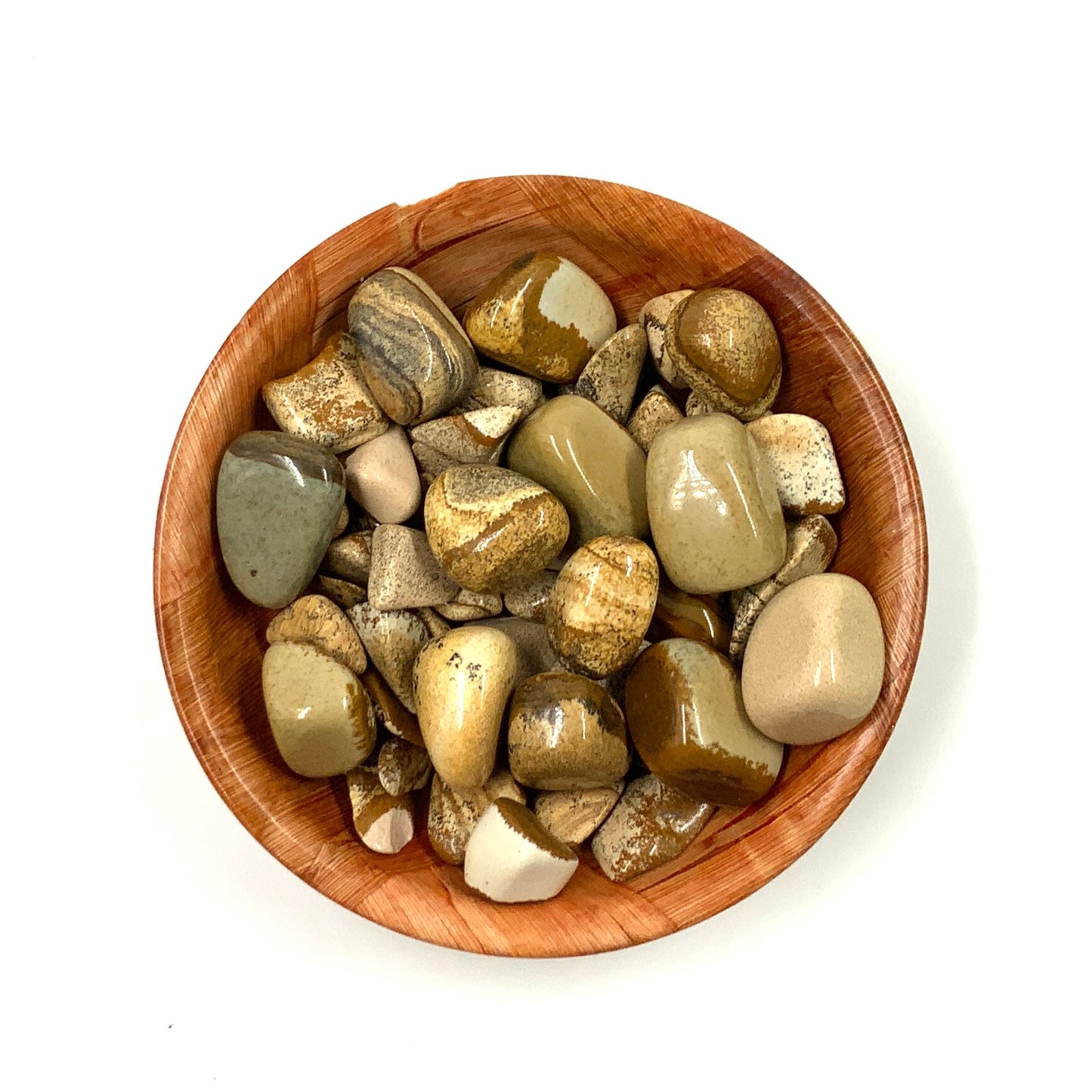 Polished Picture Jasper Crystal for Grounding and Inner Stability