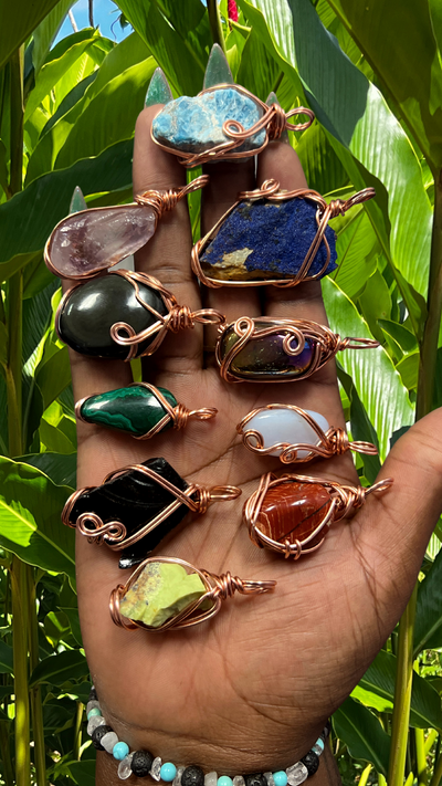 Custom Wire Wrapped Pendant