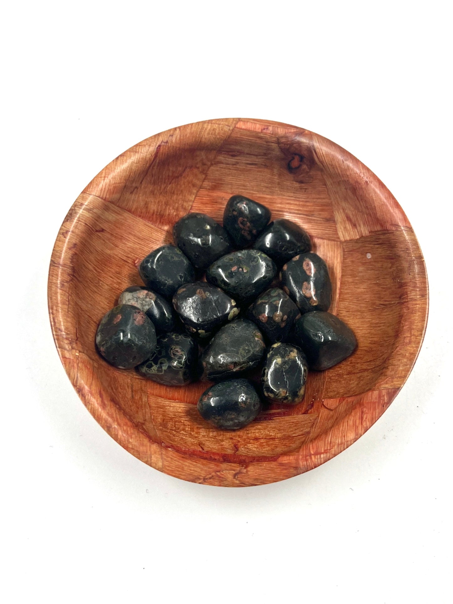 Polished Plum Blossom Agate Crystal for Grounding, Growth & Inner Peace