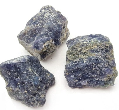 Raw Iolite Crystal for Intuition and Focus