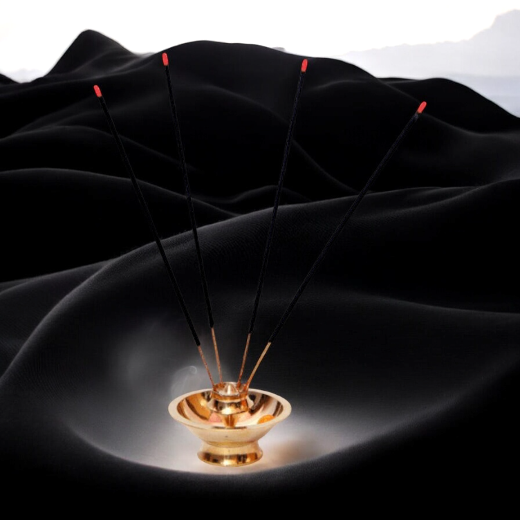 🖤 'Velvet Smoke' Black Butter Incense Stick 11"