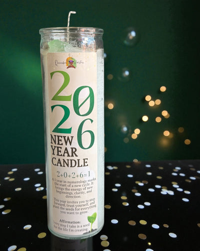 2026 New Year Intention Candle