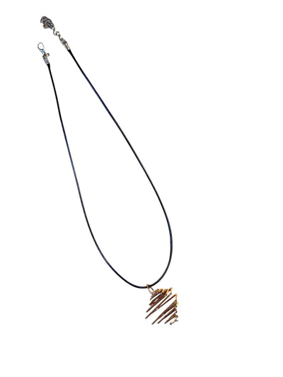 Copper Crystal Cage w/Necklace for Energy Healing