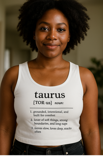 "Soft Life Certified" | Taurus Crop Top ♉️