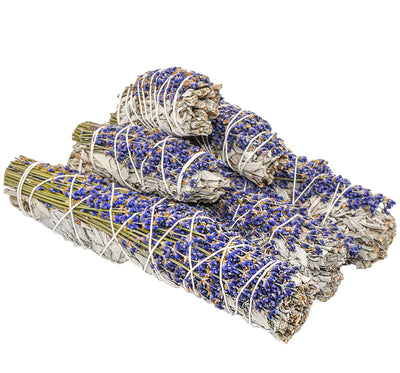 XL White Sage & Lavender Mix 8"