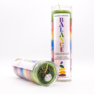 Balance Crystal Intention Candle