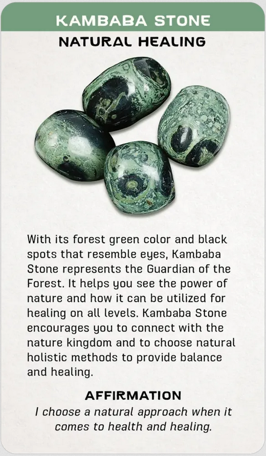 Crystal Blessing Cards for Daily Mindfulness and Spiritual Support