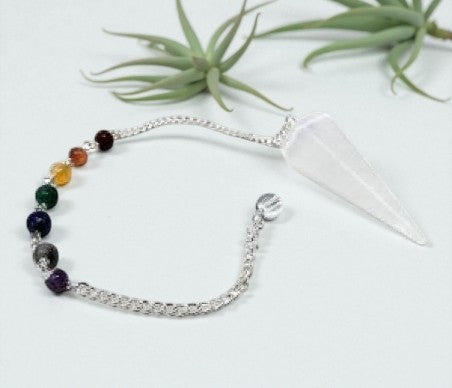 Selenite Pendulum for Clarity, Energy Clearing, and Intuition Work