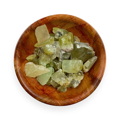 Raw Green Calcite Crystal for Stress Relief and Heart Chakra Healing