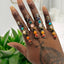 Kundalini Rising 7 Chakra Adjustable Ring  for Energy Alignment and Spiritual Awakening