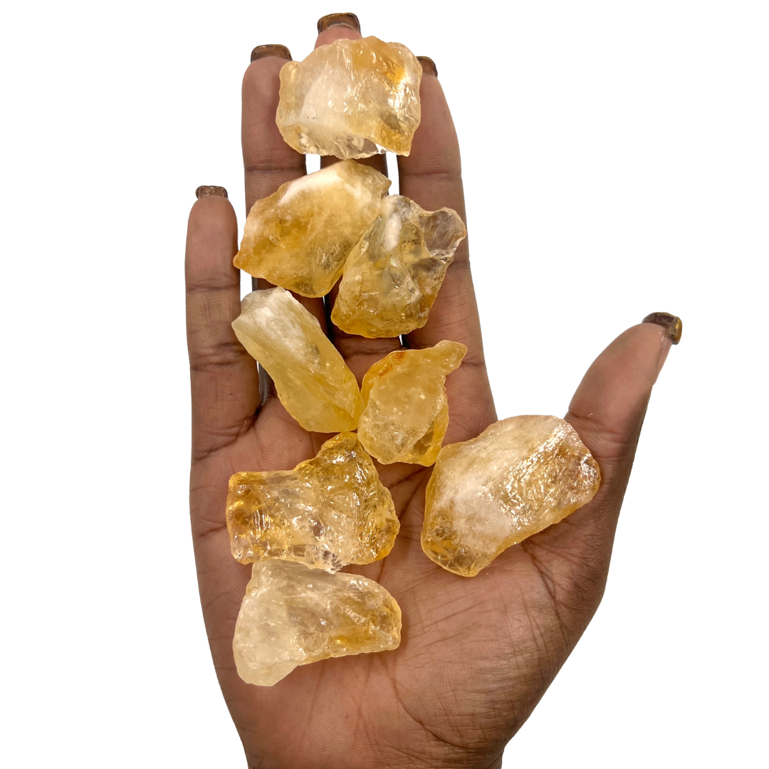 Raw Heat Treated Citrine Crystal for Confidence, Energy & Abundance