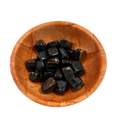 Polished Blue Tiger’s Eye Crystal for Focus and Inner Calm