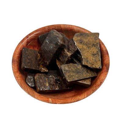Polished Bronzite Crystal Slice for Grounding, Protection & Inner Strength