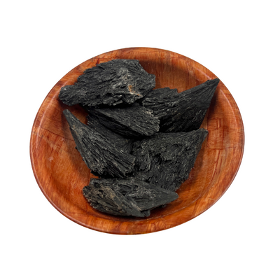 Raw Black Kyanite Crystal for Energy Clearing & Protection