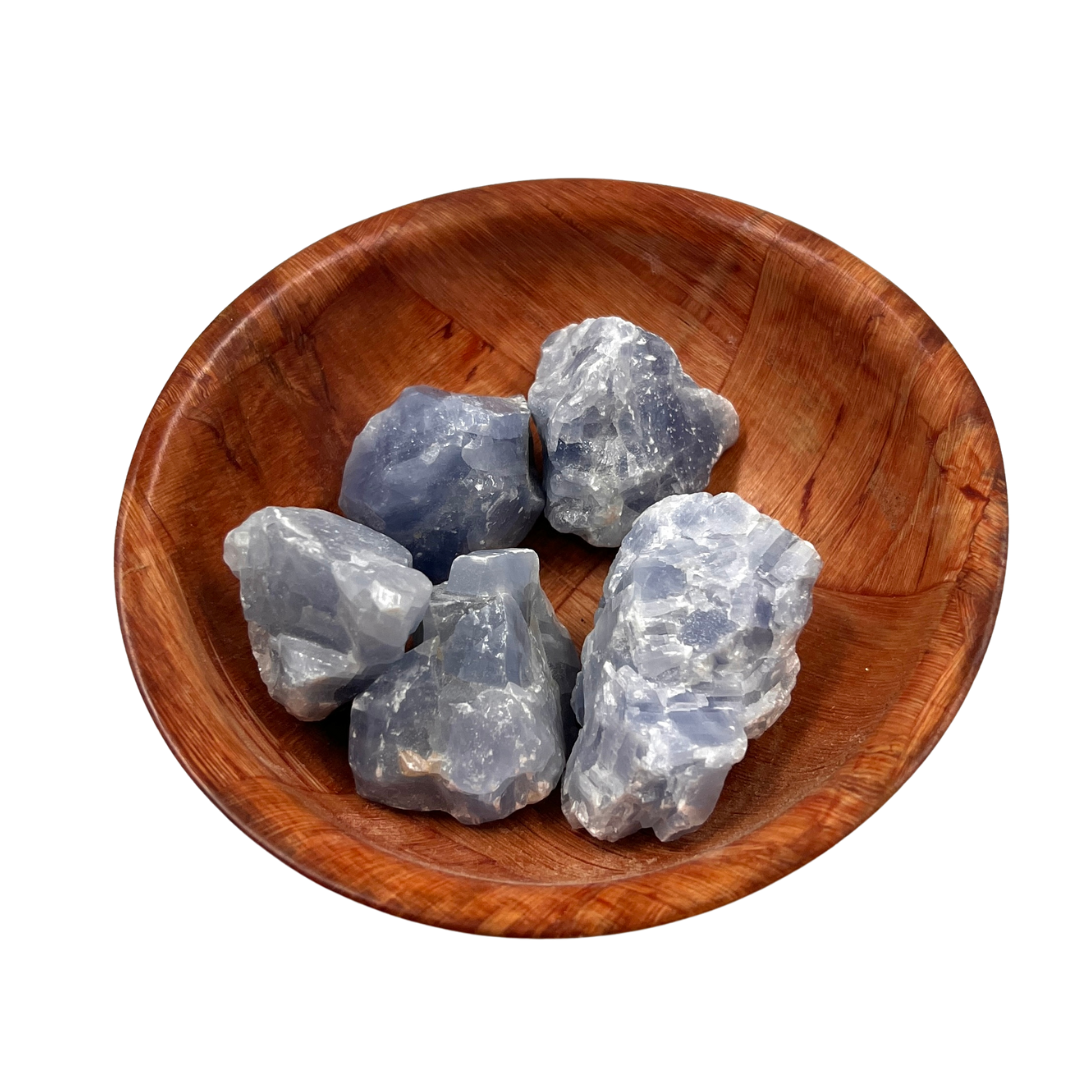 Raw Blue Calcite Crystal for Stress Relief and Emotional Balance