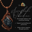 Custom Wrapped Snowflake Obsidian Pendant for Balance & Emotional Support