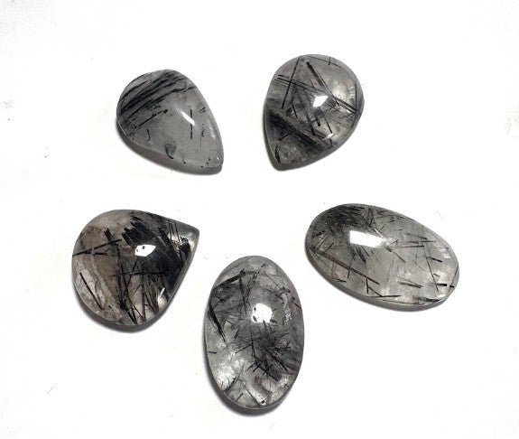 Cabochon Crystal Set (Tourmaline Quartz)