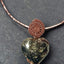 Custom Wrapped Pyrite Pendant for Confidence