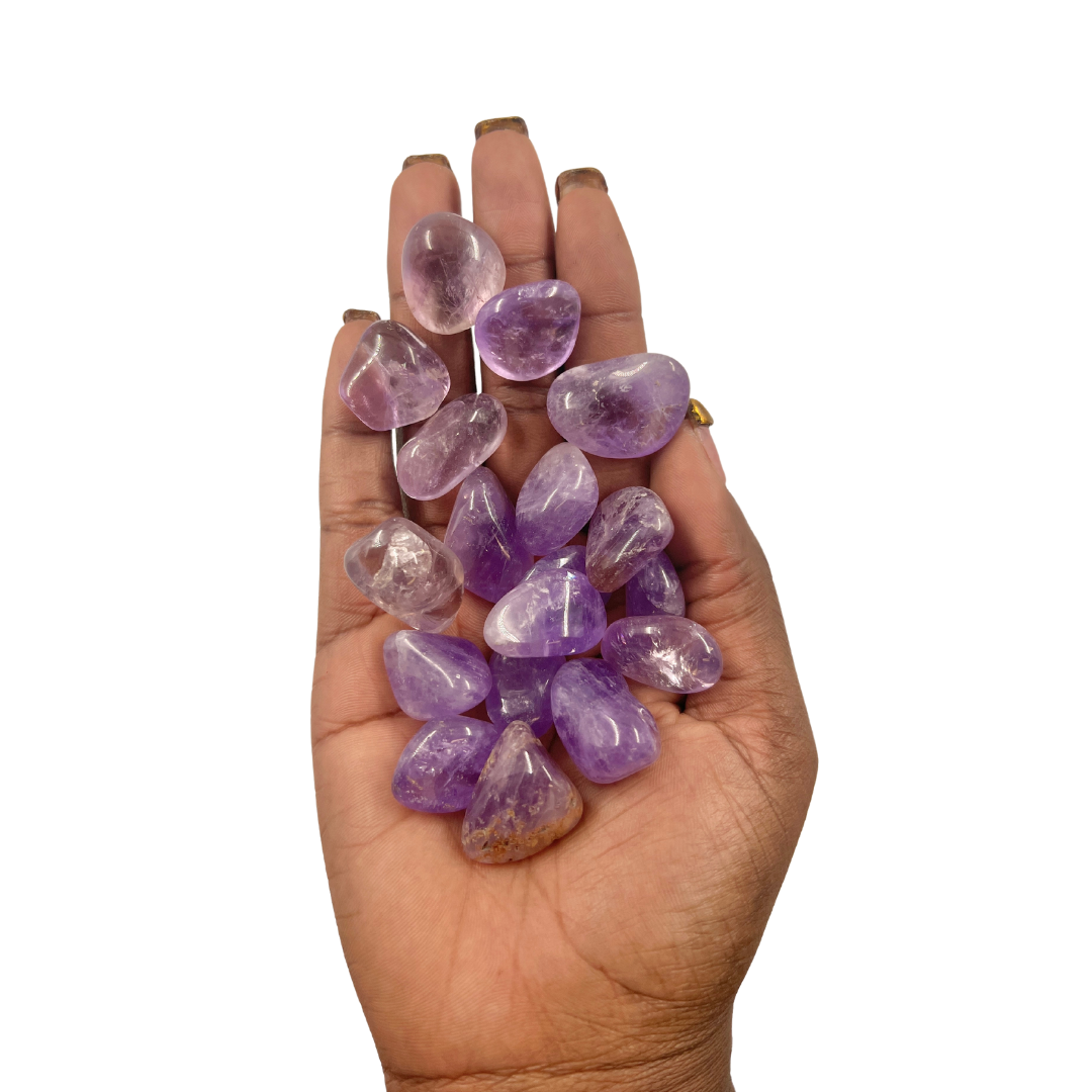 Polished Amethyst Crystal for Stress Relief and Spiritual Balance