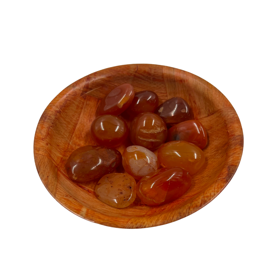 Polished Carnelian Crystal for Energy, Confidence & Motivation