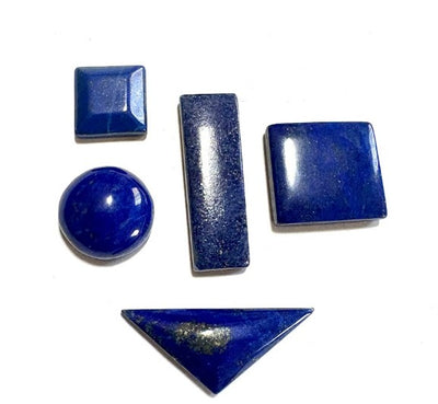 Cabochon Crystal Set (Lapis Lazuli)