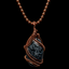 Custom Wrapped Snowflake Obsidian Pendant for Balance & Emotional Support