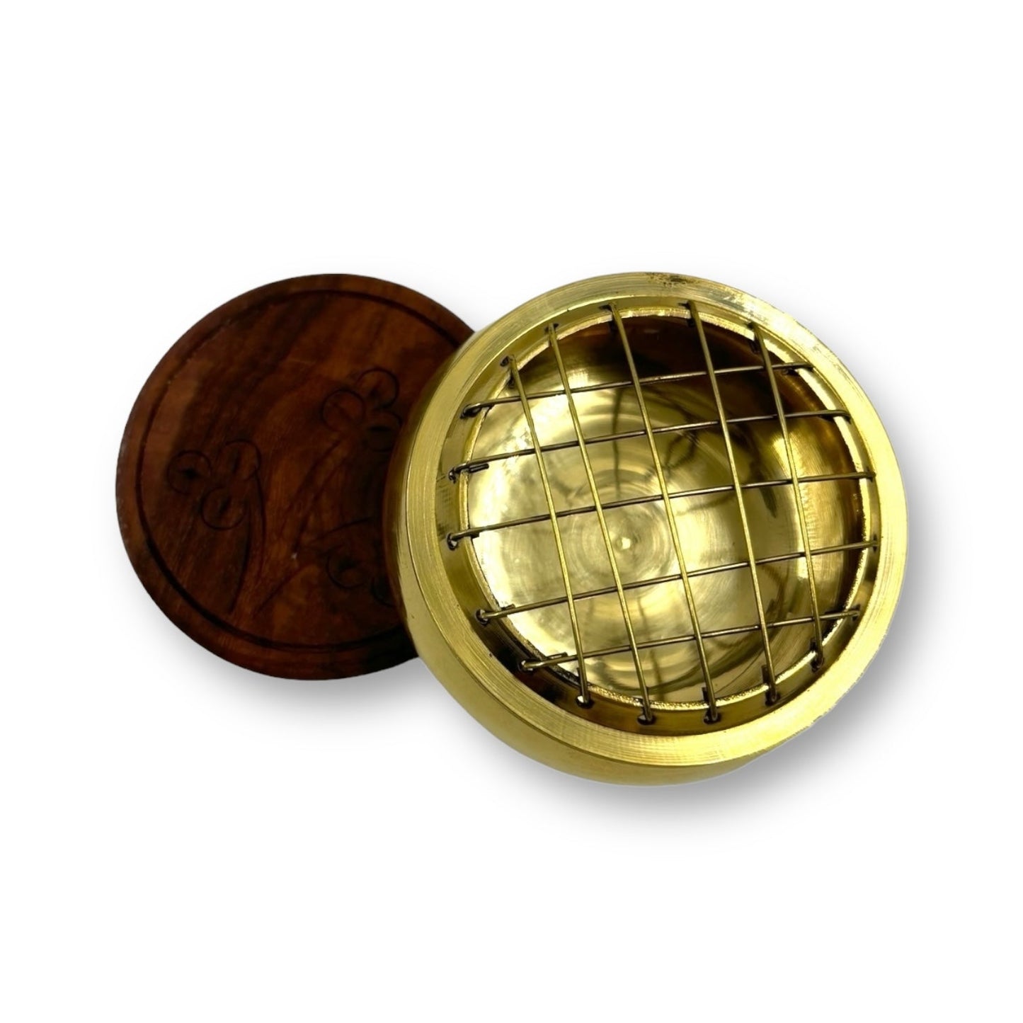 Brass Screen Charcoal Burner 3"D