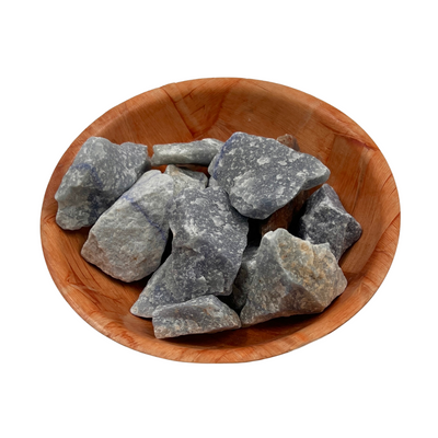 Raw Blue Quartz Crystal for Calm, Focus & Energy Balance