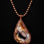 Custom Wrapped Oco Geode Pendant for Positivity & Spiritual Growth