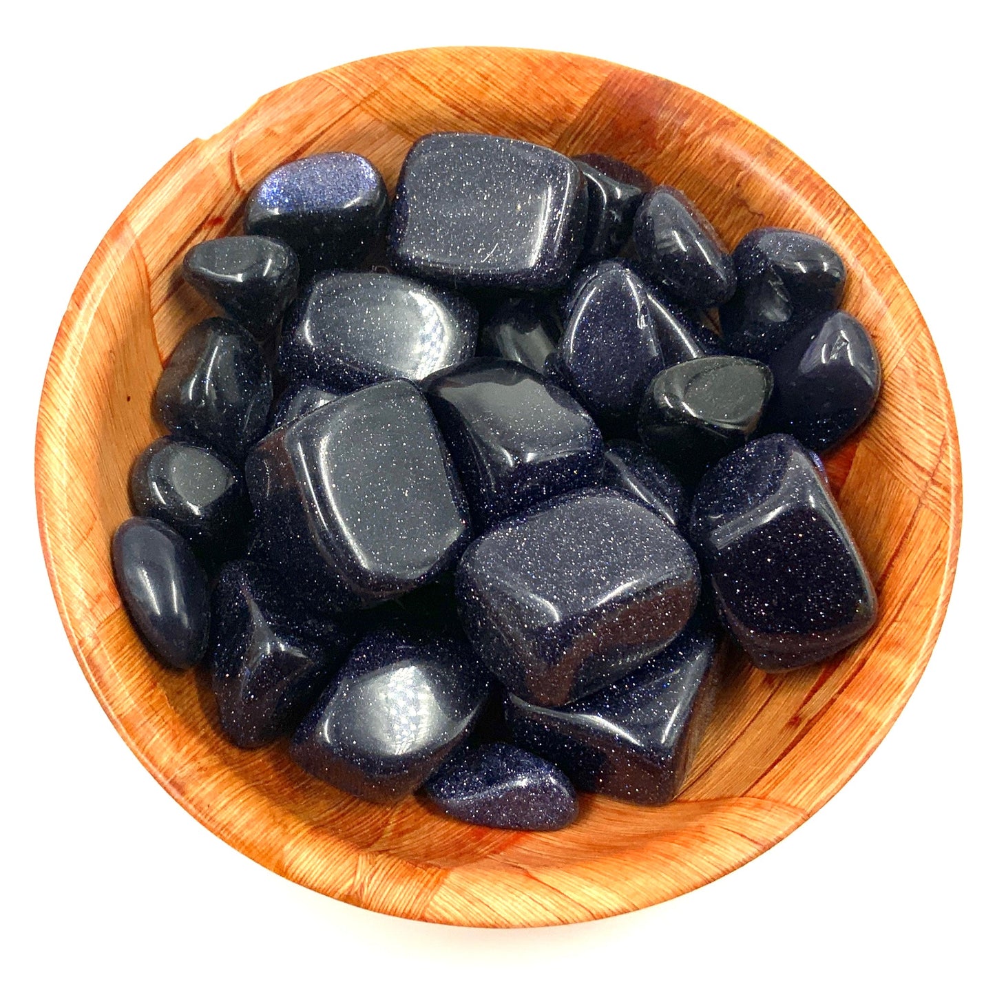 Polished Blue Goldstone Crystal for Focus and Motivation