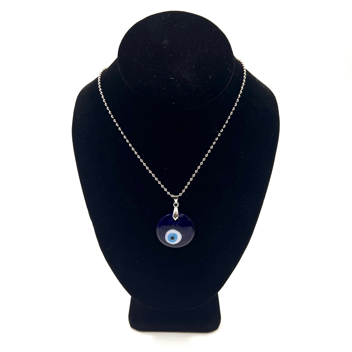 Evil Eye Pendant Necklace for Protection, Energy Clearing, and Mindful Focus