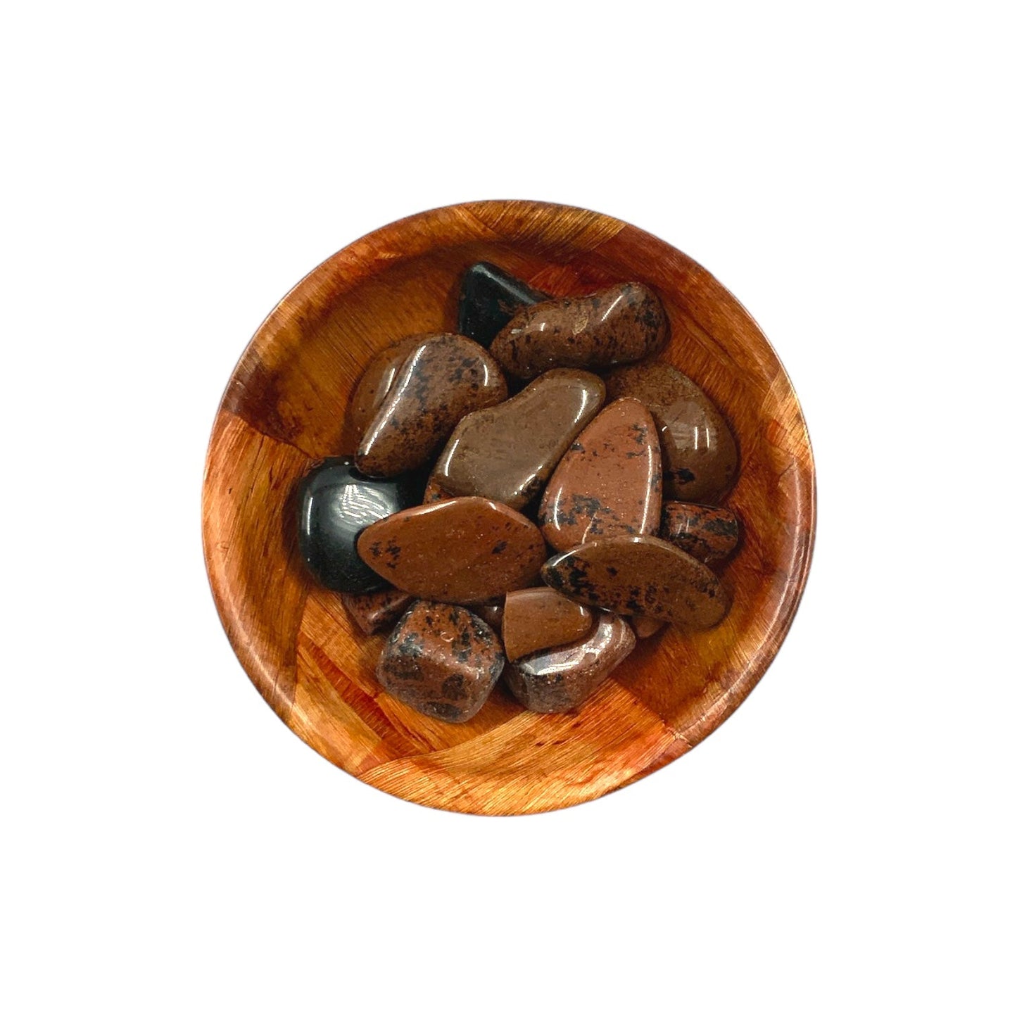 Polished Mahogany Obsidian Crystal for Grounding & Protection