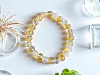 Yellow Fluorite Stretch Bracelet for Focus, Clarity & Confidence