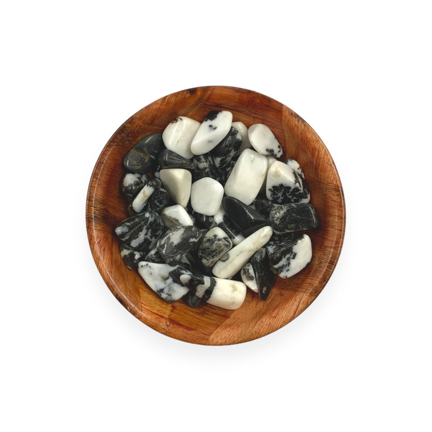 Polished Zebra Stone Crystal for Focus, Emotional Balance & Grounding