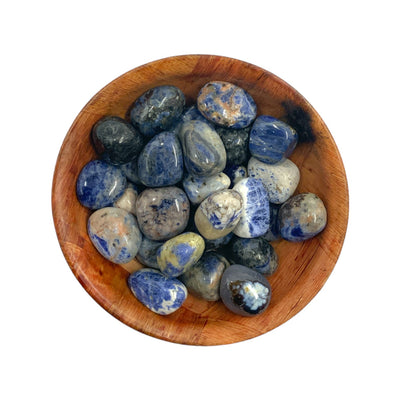 Polished Sodalite Crystal for Focus, Calm, and Communication
