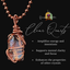 Custom Wrapped Clear Quartz Pendant for Clarity & Energy Amplification