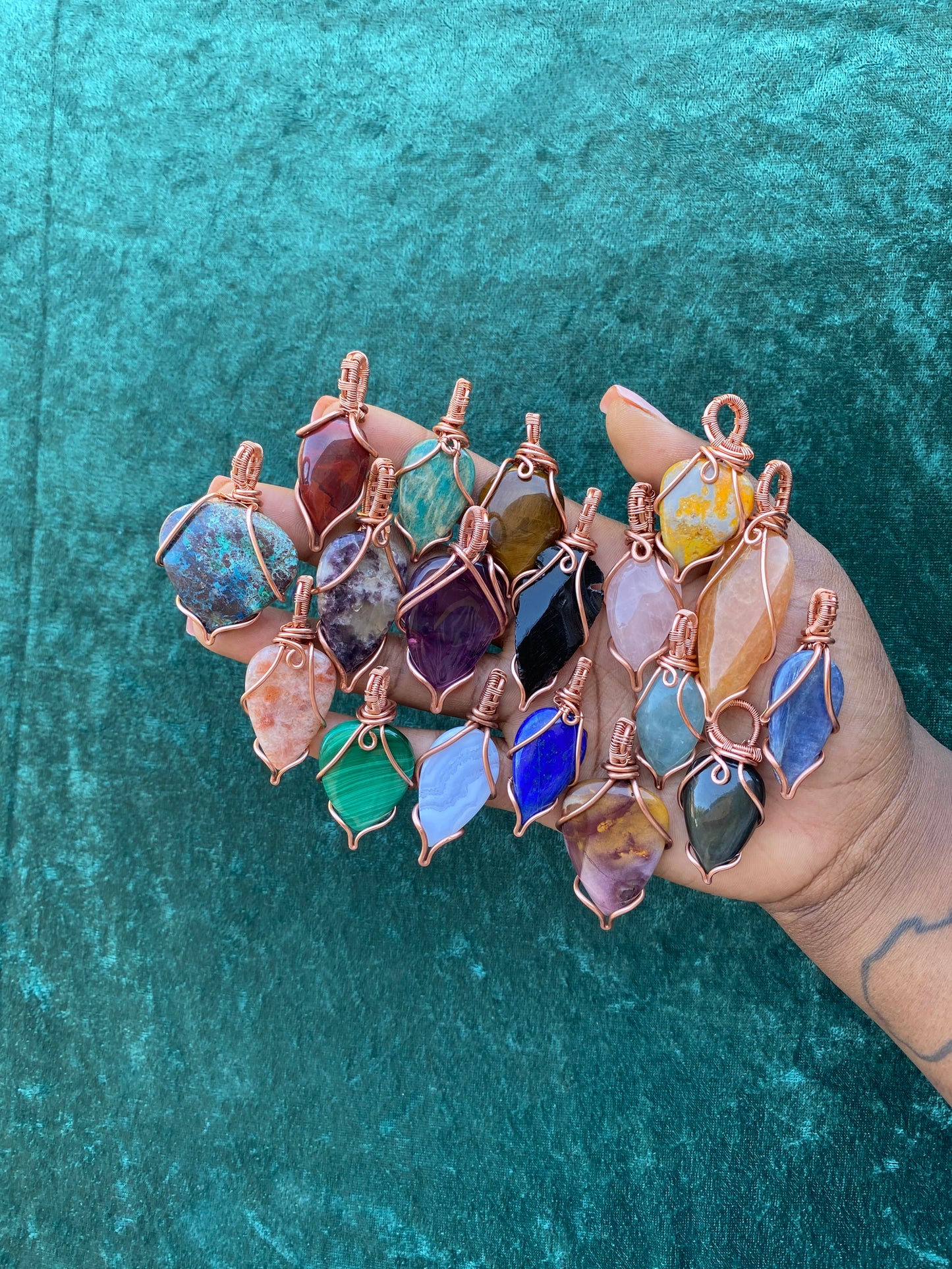 Custom Wire Wrapped Pendant