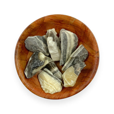 Raw Zebra Calcite Crystal for Emotional Balance & Inner Strength