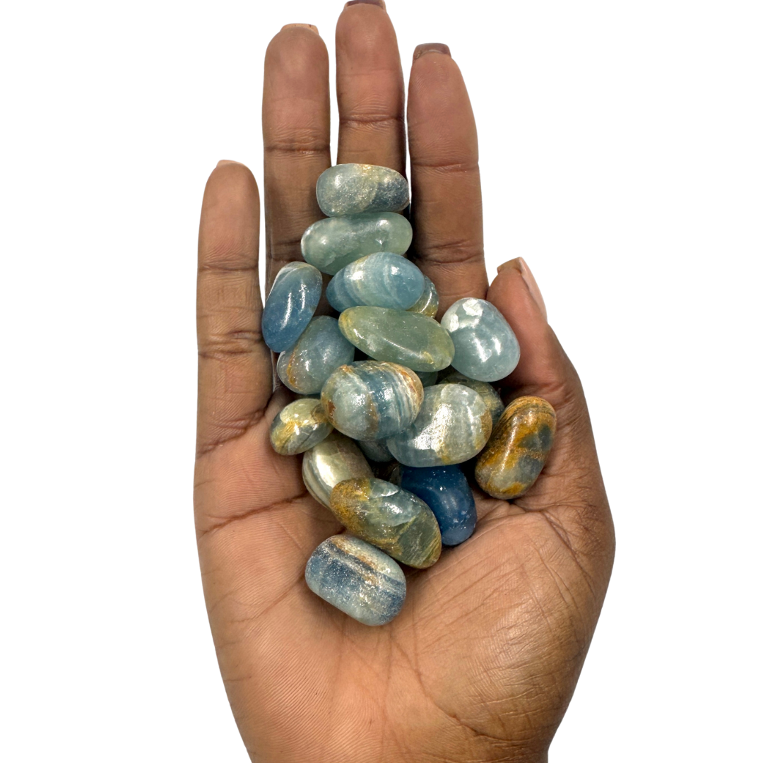 Polished Blue Onyx Crystal for Focus & Emotional Balance | Genuine Healing Crystal