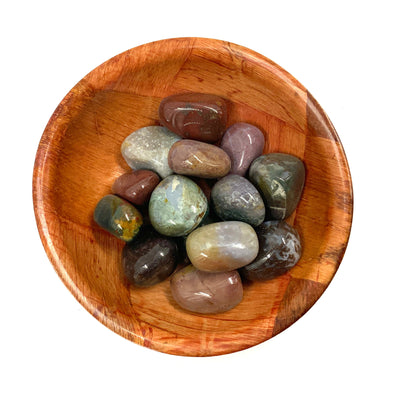 Polished Fancy Jasper Crystal for Focus, Grounding & Emotional Balance