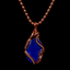 Custom Wrapped Lapis Lazuli Pendant for Wisdom & Self-Expression