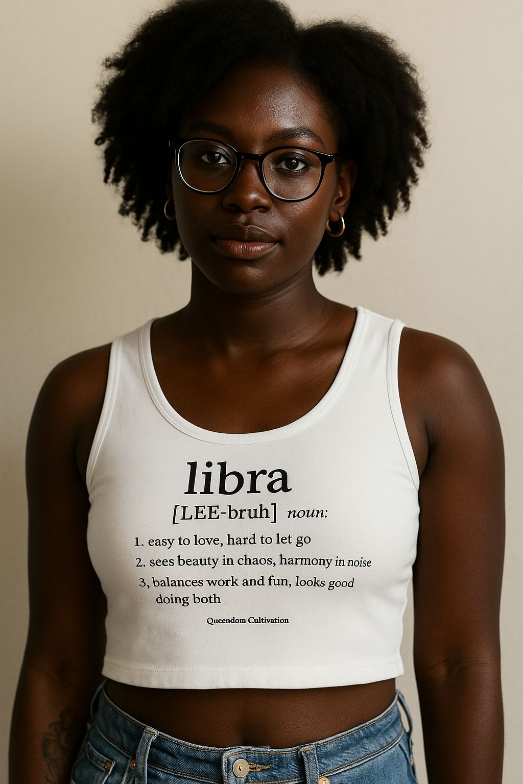 "The Balanced Baddie" | Libra Crop Top  ♎️